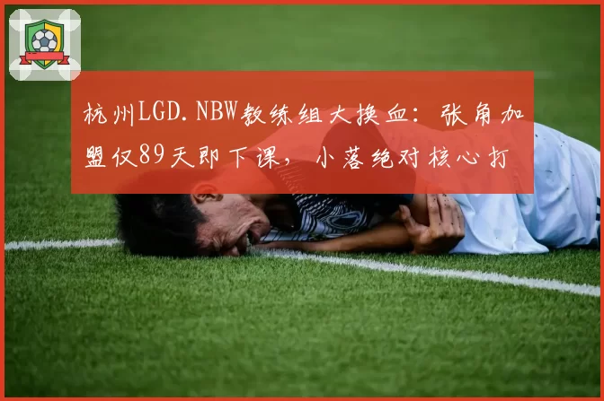 杭州LGD.NBW教练组大换血:张角加盟仅89天即下课,小落绝对核心打法适配还有解吗?