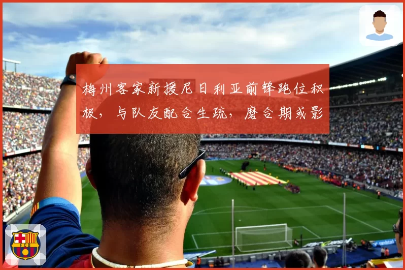 梅州客家新援尼日利亚前锋跑位积极，与队友配合生疏，磨合期或影响战绩。